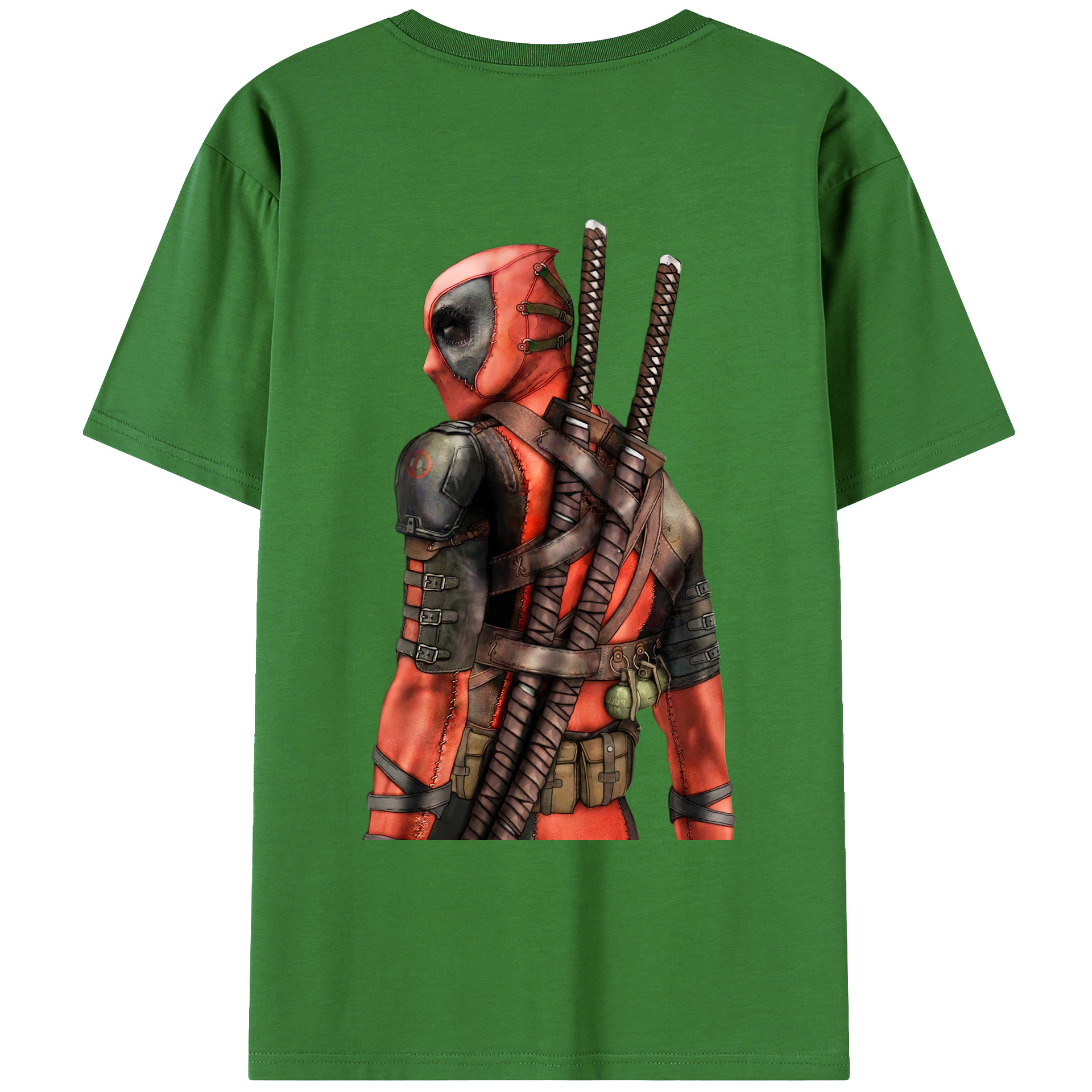 （画像用） Deadpool デッドプール レディース半袖Tシャツ(バックプリント)